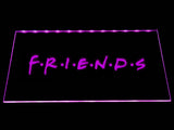 Friends LED Neon Sign USB - Purple - TheLedHeroes
