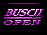 Busch Open LED Neon Sign USB - Purple - TheLedHeroes