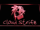 Cloud Strife Final Fantasy VII LED Neon Sign USB - Red - TheLedHeroes
