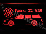 FREE Volkswagen Passat 35i VR6 LED Sign - Red - TheLedHeroes