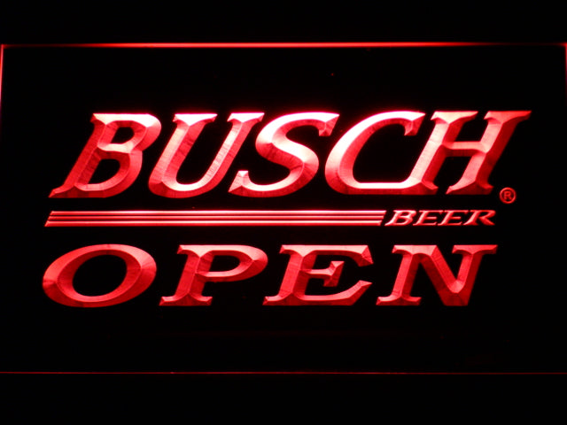 FREE Busch Open LED Sign - Red - TheLedHeroes