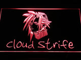 Cloud Strife Final Fantasy VII LED Neon Sign Electrical - Red - TheLedHeroes