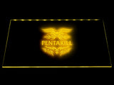 League Of Legends Pentakill LED Sign - Yellow - TheLedHeroes