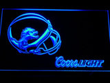 Detroit Lions Coors Light LED Neon Sign Electrical - Blue - TheLedHeroes