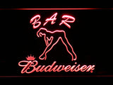 FREE Budweiser Girl Bar LED Sign - Red - TheLedHeroes