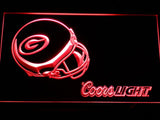 Green Bay Packers Coors Light LED Neon Sign Electrical - Red - TheLedHeroes