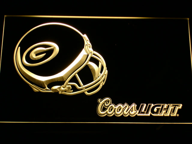 FREE Green Bay Packers Coors Light LED Sign - Yellow - TheLedHeroes