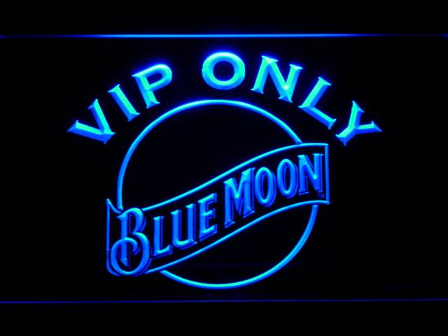 Blue Moon VIP Only LED Neon Sign Electrical - Blue - TheLedHeroes