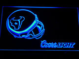 Houston Texans Coors Light LED Neon Sign Electrical - Blue - TheLedHeroes
