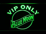 Blue Moon VIP Only LED Neon Sign USB - Green - TheLedHeroes