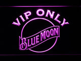 Blue Moon VIP Only LED Neon Sign USB - Purple - TheLedHeroes