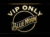 Blue Moon VIP Only LED Neon Sign USB - Yellow - TheLedHeroes