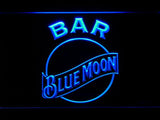 Blue Moon Bar LED Neon Sign Electrical - Blue - TheLedHeroes