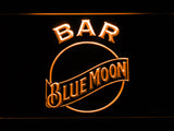 FREE Blue Moon Bar LED Sign - Orange - TheLedHeroes