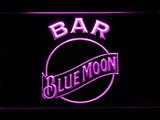 Blue Moon Bar LED Neon Sign USB - Purple - TheLedHeroes