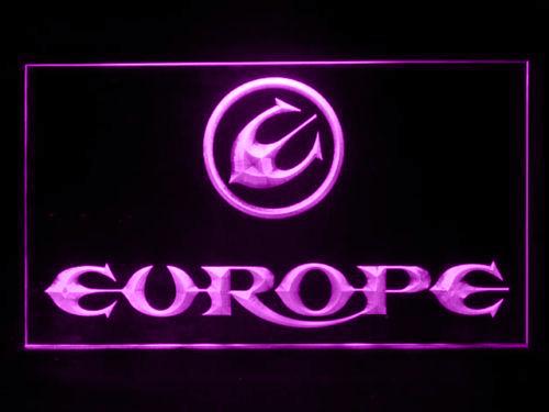 Europe (2) LED Neon Sign Electrical - Purple - TheLedHeroes