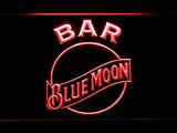 FREE Blue Moon Bar LED Sign - Red - TheLedHeroes