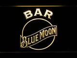 Blue Moon Bar LED Neon Sign USB - Yellow - TheLedHeroes