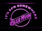 Blue Moon It's 5pm Somewhere LED Neon Sign Electrical -  - TheLedHeroes
