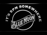 Blue Moon It's 5pm Somewhere LED Neon Sign USB -  - TheLedHeroes
