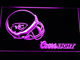 Kansas City Chiefs Coors Light LED Sign - Purple - TheLedHeroes