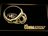 Kansas City Chiefs Coors Light LED Sign - Yellow - TheLedHeroes