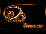 Miami Dolphins Coors Light LED Neon Sign Electrical - Orange - TheLedHeroes