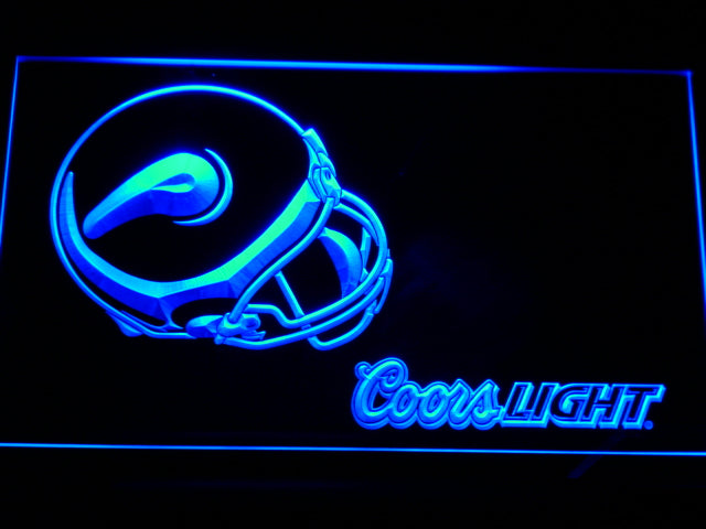 Minnesota Vikings Coors Light LED Sign - Blue - TheLedHeroes