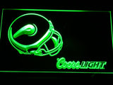 Minnesota Vikings Coors Light LED Neon Sign Electrical - Green - TheLedHeroes