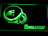 New England Patriots Coors Light LED Neon Sign Electrical - Green - TheLedHeroes