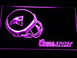New England Patriots Coors Light LED Neon Sign Electrical - Purple - TheLedHeroes