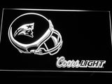 New England Patriots Coors Light LED Sign - White - TheLedHeroes