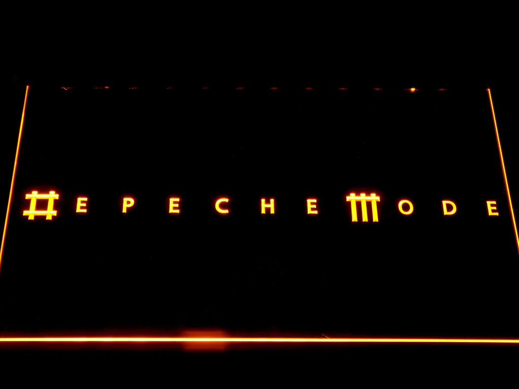 Depeche Mode LED Neon Sign Electrical - Yellow - TheLedHeroes