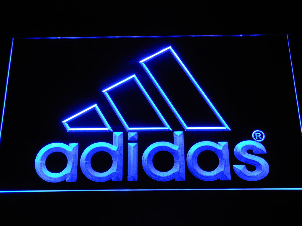 Adidas LED Neon Sign Electrical - Blue - TheLedHeroes