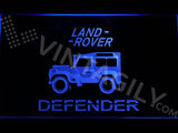 Land Rover Defender LED Neon Sign USB - Blue - TheLedHeroes