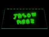 Jason Mraz LED Neon Sign USB - Green - TheLedHeroes