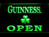 Guinness Shamrock Open LED Neon Sign USB - Green - TheLedHeroes