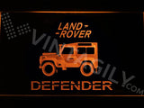 Land Rover Defender LED Neon Sign USB - Orange - TheLedHeroes