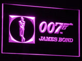 007 James Bond LED Neon Sign USB - Purple - TheLedHeroes