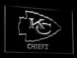 Kansas City Chiefs Helmet LED Sign - White - TheLedHeroes