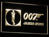 007 James Bond LED Neon Sign USB - Yellow - TheLedHeroes