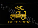 FREE Land Rover Defender LED Sign - Yellow - TheLedHeroes