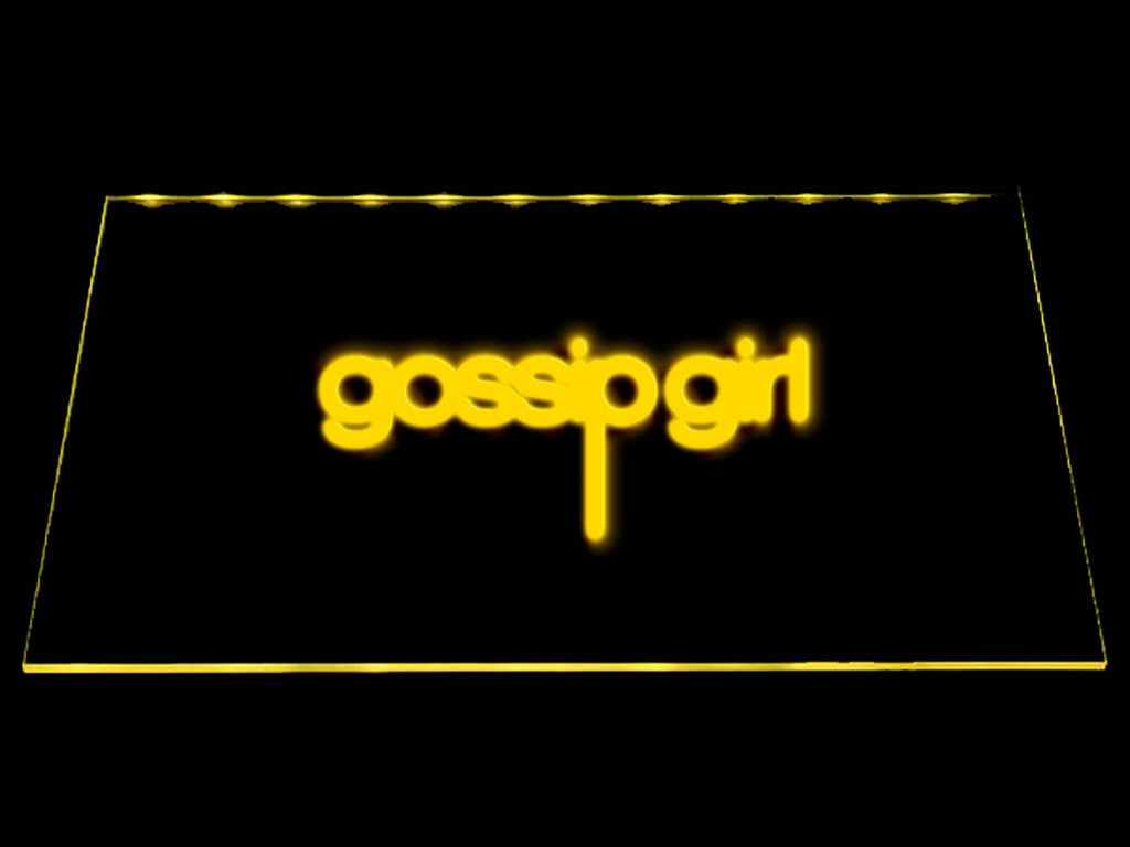 Gossip Girl LED Neon Sign USB - Yellow - TheLedHeroes