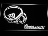 New York Giants Coors Light LED Sign - White - TheLedHeroes