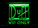 FREE Duff VIP Only LED Sign - Green - TheLedHeroes