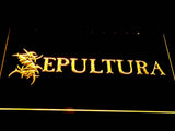 Sepultura LED Neon Sign Electrical - Yellow - TheLedHeroes