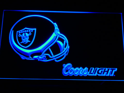 Oakland Raiders Coors Light LED Sign -  - TheLedHeroes