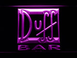 Duff Bar LED Neon Sign USB - Purple - TheLedHeroes