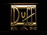 Duff Bar LED Neon Sign Electrical - Yellow - TheLedHeroes