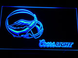 Philadelphia Eagles Coors Light LED Neon Sign Electrical - Blue - TheLedHeroes